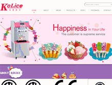 Tablet Screenshot of kolice.com